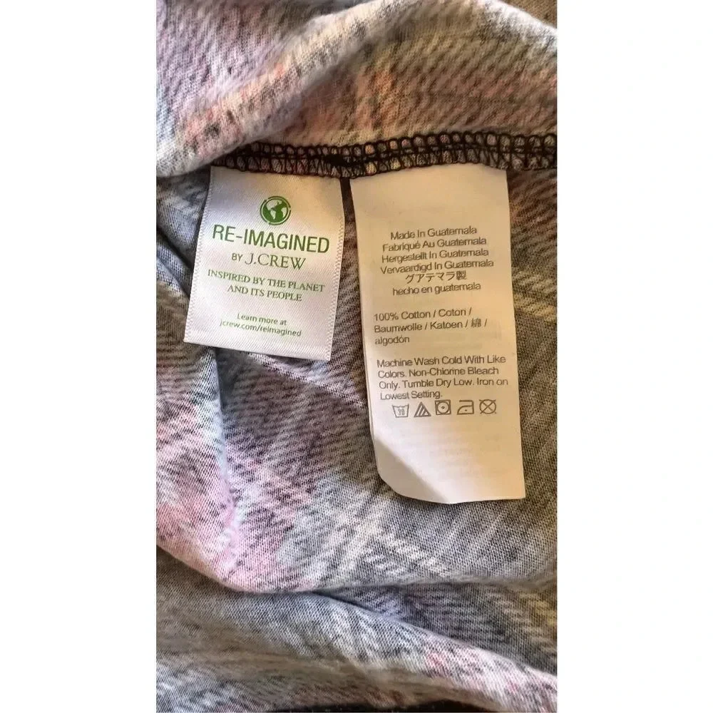 J. Crew Womens Black Red‎ Tartan Plaid Turtle Neck Long Sleeve Top Small NWT